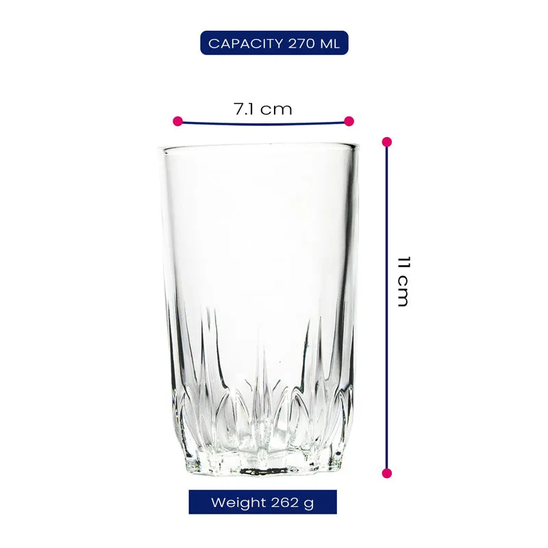 Luminarc Hussard Glass (270 mL) - Set Of Six media 6