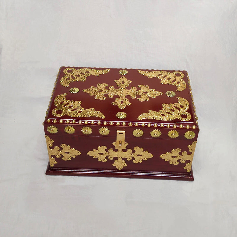 Trela Decorative Wood Jewel Box - Brown media 6