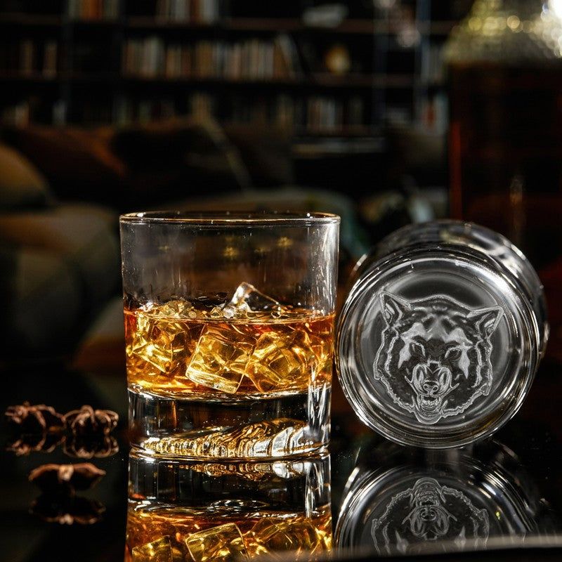 Celestia Crystal Whiskey Glasses (230 mL Each) - Set Of Two