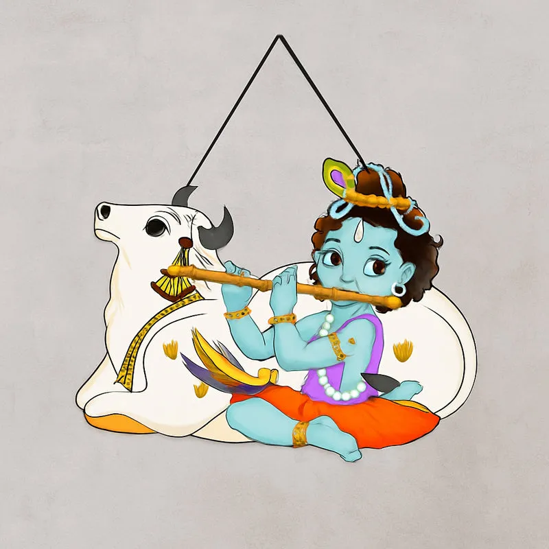 Balagopala I Polyester & MDF Wall Hanging media 3