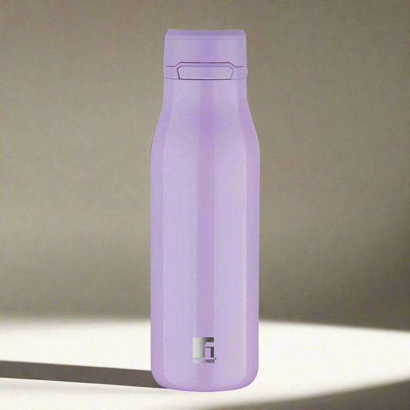 Bergner Walking Liquid Luxe Thermosteel Hot And Cold Flask (Purple) - 500 mL - 500 ML