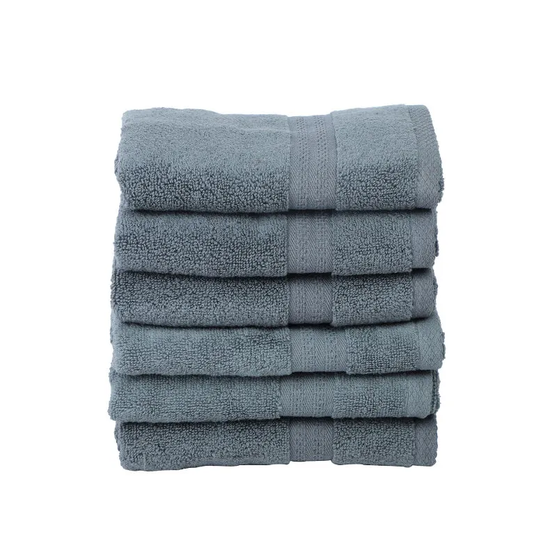 Miorah Hand Towel (Grey) - Six Piece Set media 5