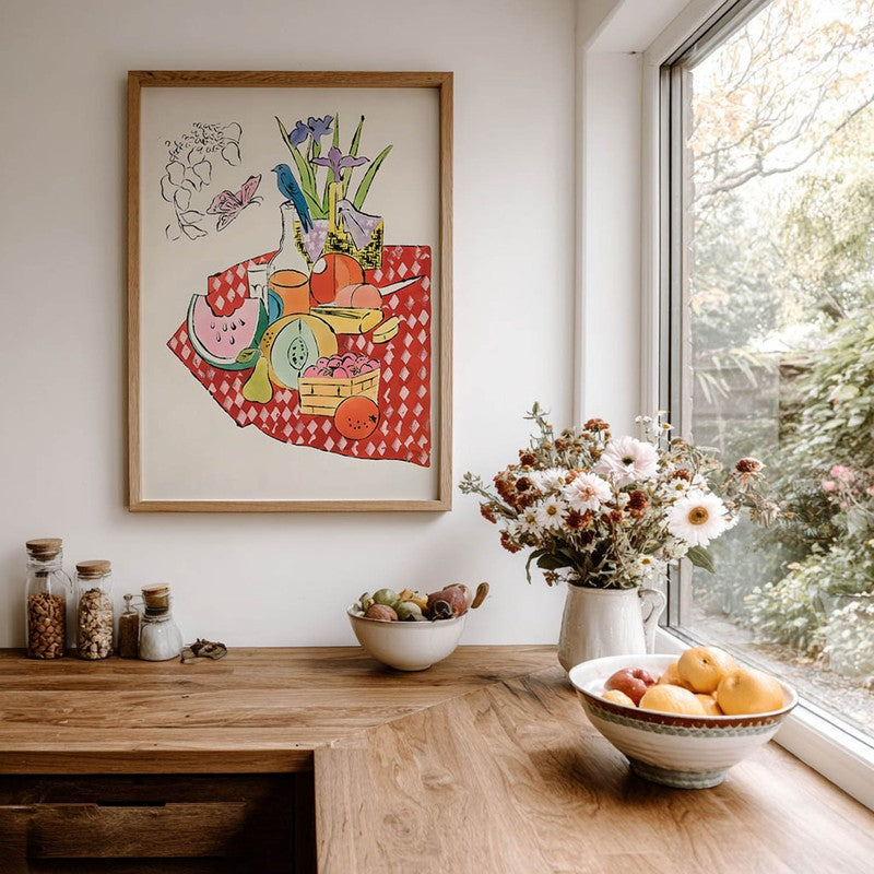 Savory Scene Archival Canvas Wall Art - Brown media 8