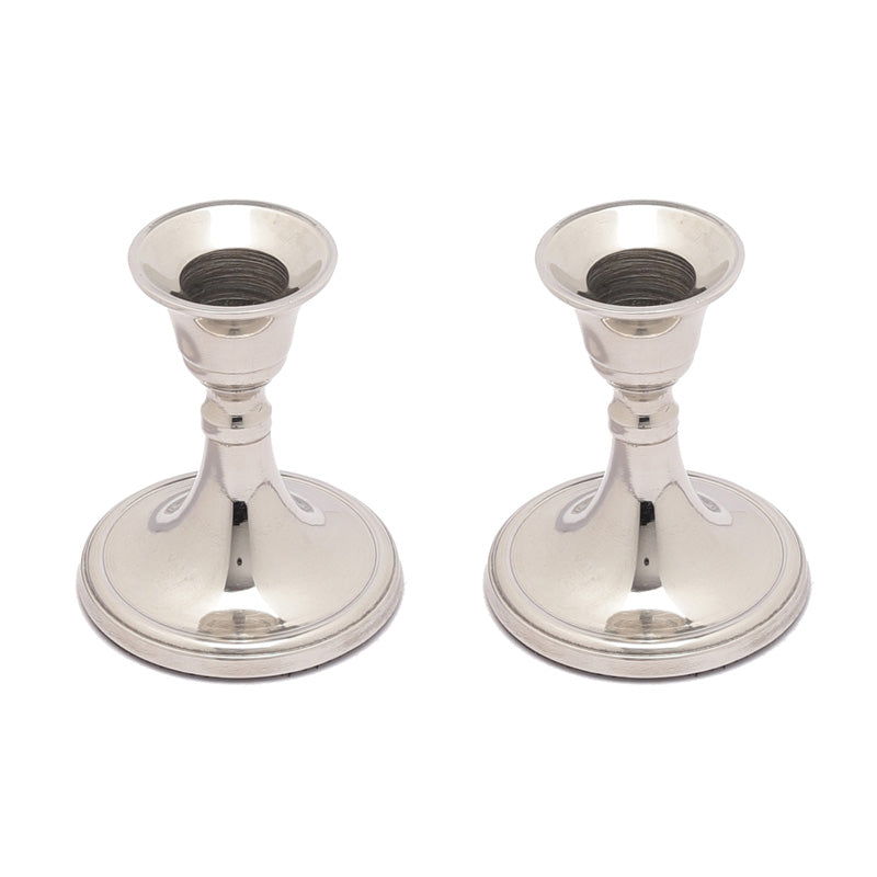 Ottista Taper Candle Holder (Silver) - Set Of Two media 7