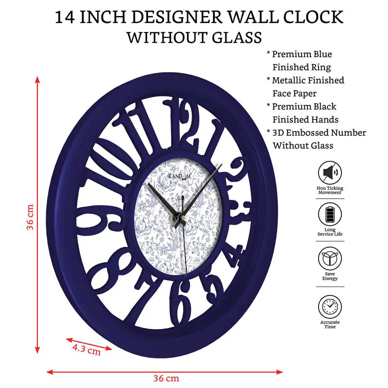 Montana Blue Wall Clock media 5