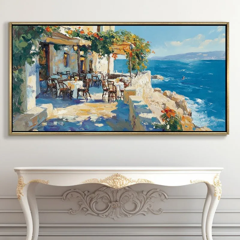 Fuchsia Canvas Wall Painting With Frame media 5