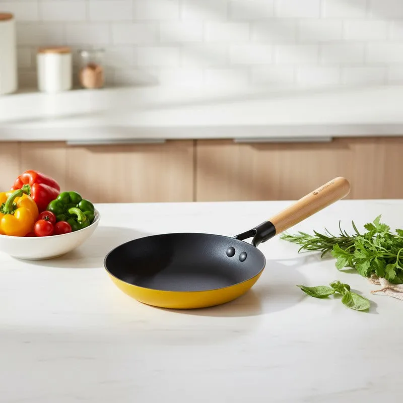 Cumin Co Enamel Cast Iron Frying Pan - 800 mL media 1
