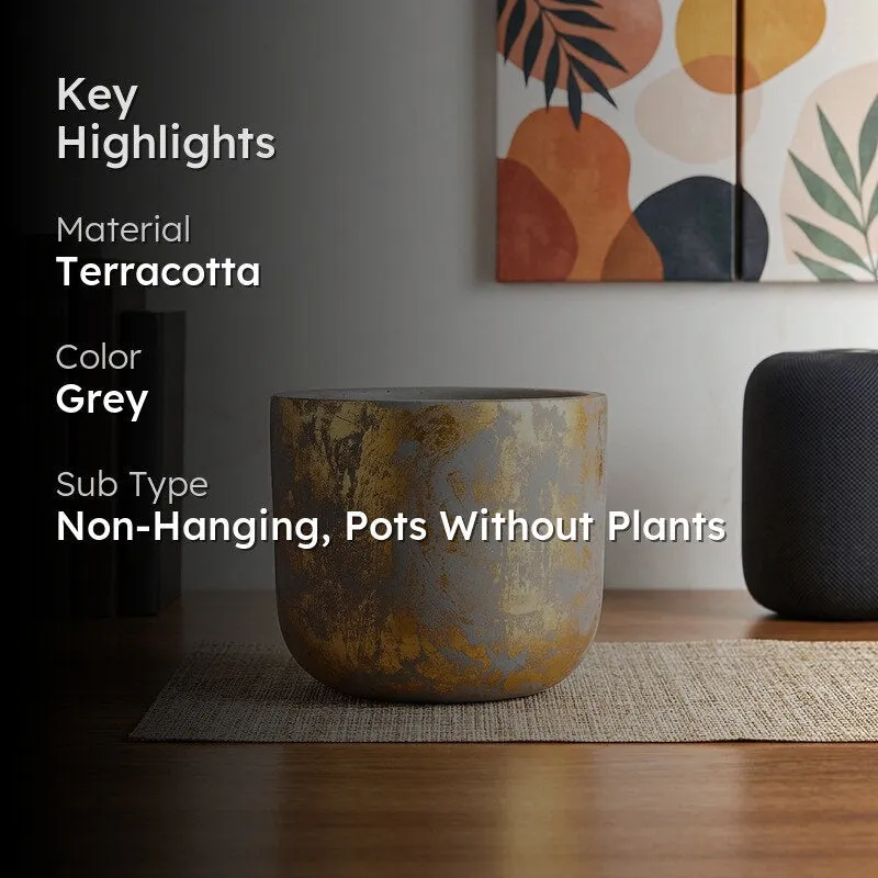 Gold Embossed Planter media 2