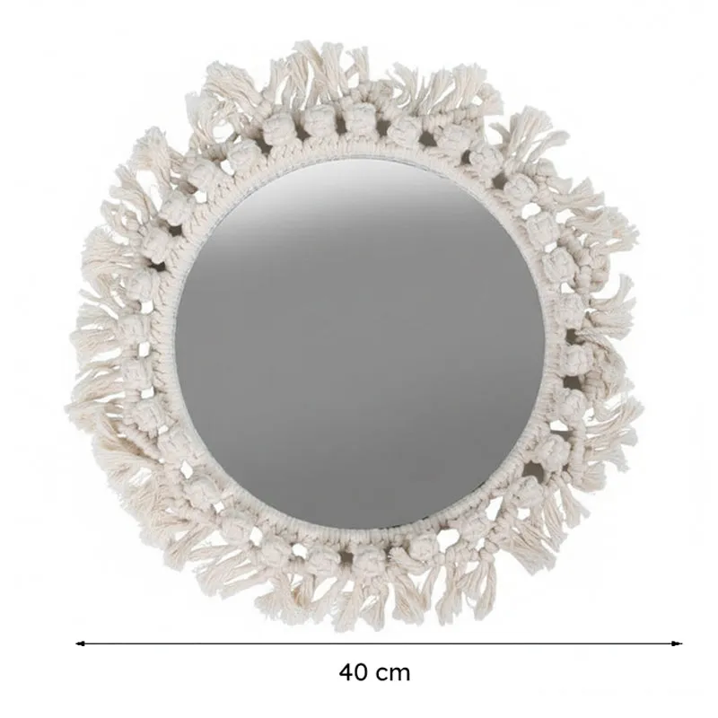 Oceanus Macrame Wall Mirror media 6