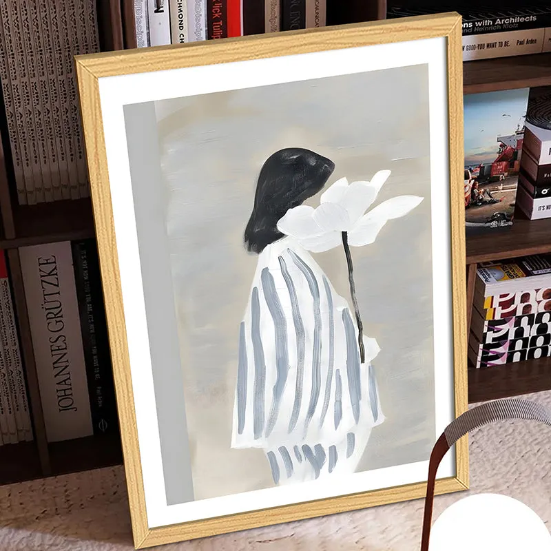 Petal Lined Femme Wall Art media 3