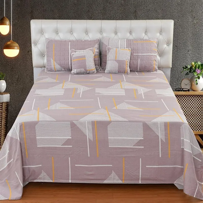 Advia Pompom Laced Microfiber Bedding Set - Five Piece Set media 5
