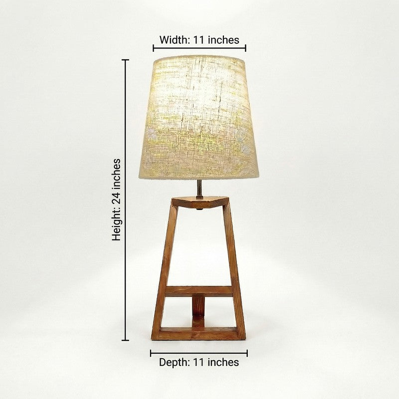 Julis Jute Table Lamp - Brown,Beige media 9