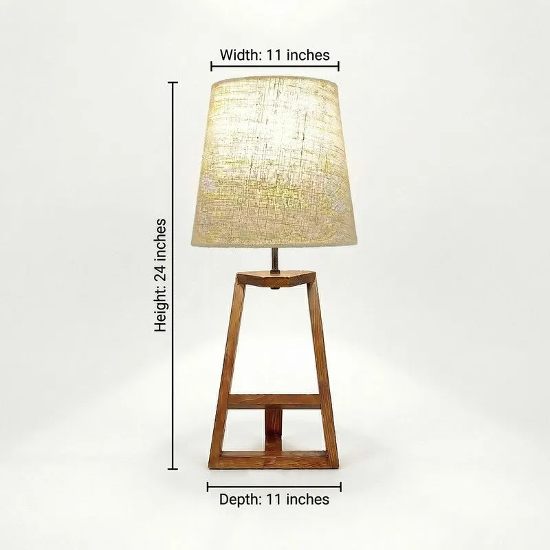 Julis Jute Table Lamp - Brown,Beige media 9