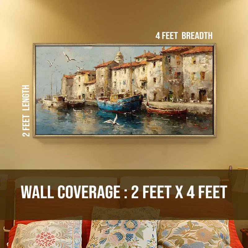 Anchored Canvas Wall Painting With Frame media 9