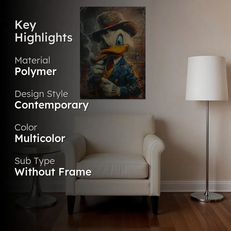 Dapper Duck Detective Wall Poster media 2