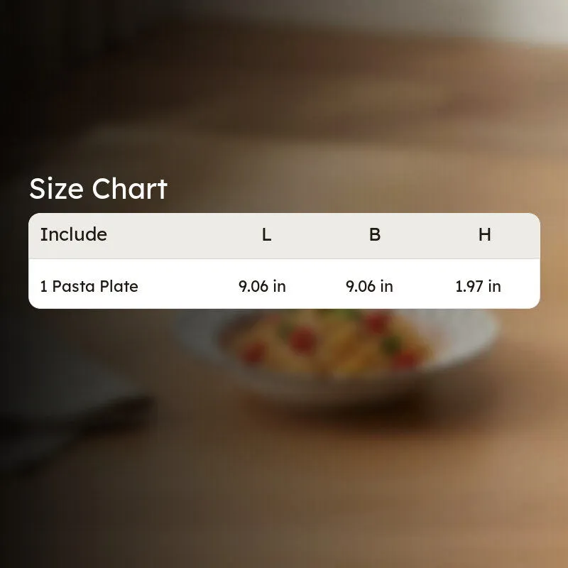 Taste Charm Ceramic Pasta Plate media 8