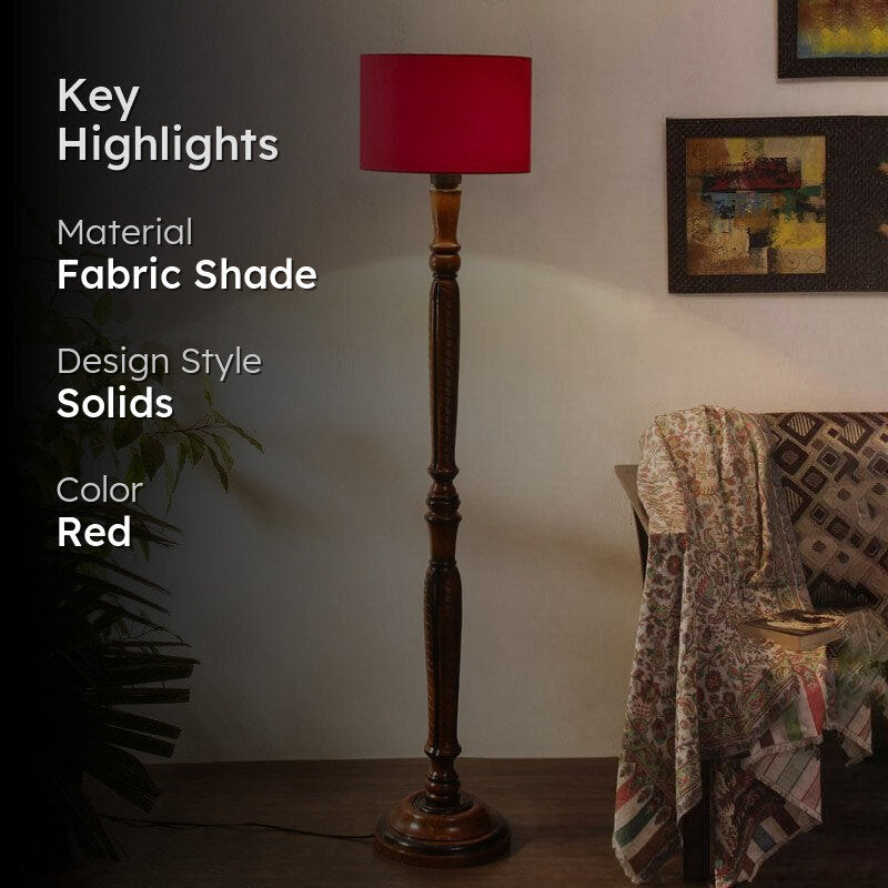 Old School Floor Lamp - Red media 2