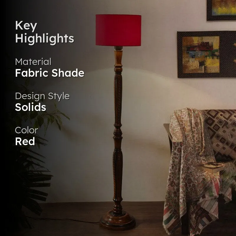 Old School Floor Lamp - Red media 2