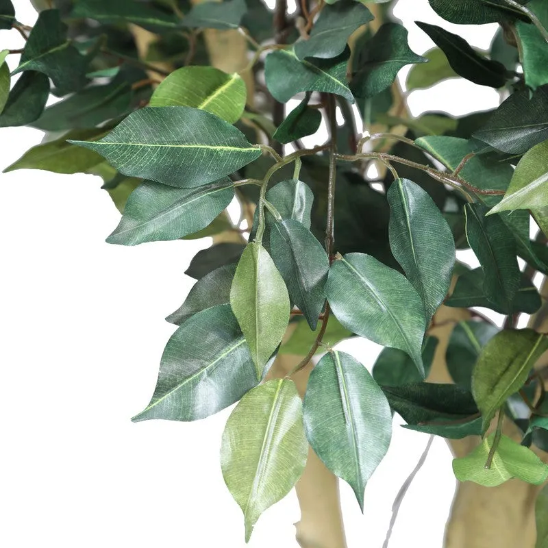Serene Greens Artificial Plant With Black Plastic Pot - 8.5 ft media 6