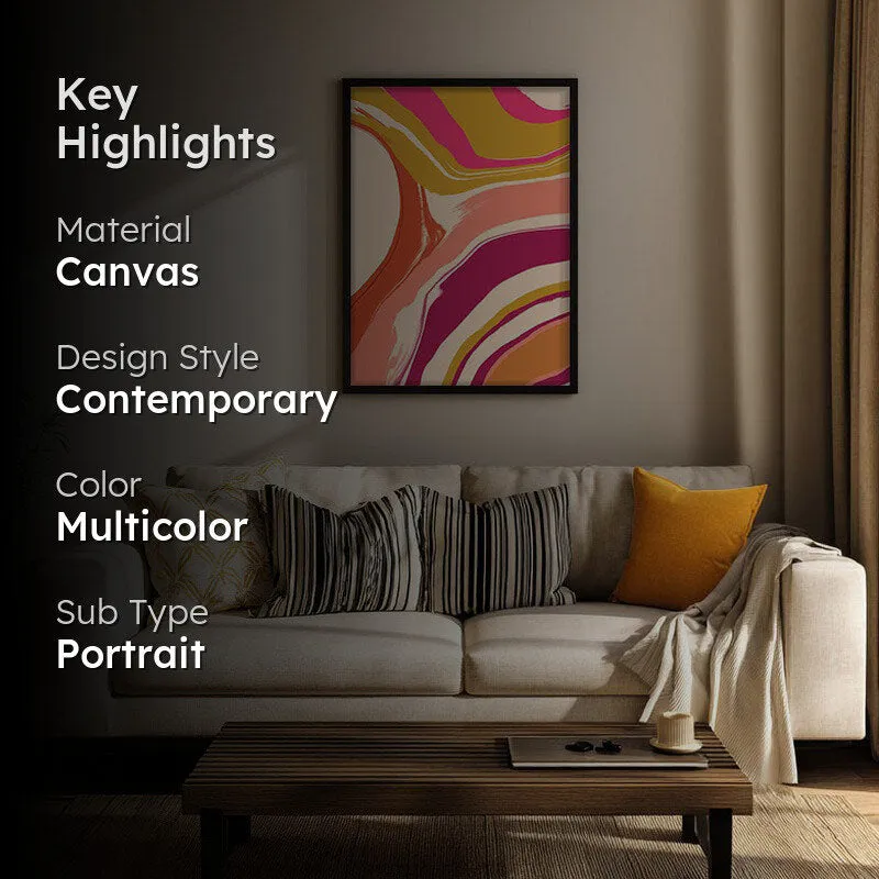 Sunshine Serenade Archival Canvas Wall Art - Black Frame media 2