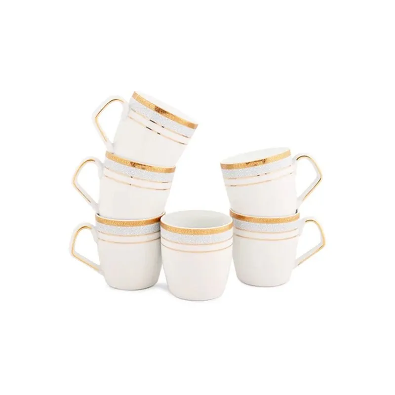 Gloriously Porcelain Coffee Mug (350 mL Each) - Set of Six media 5