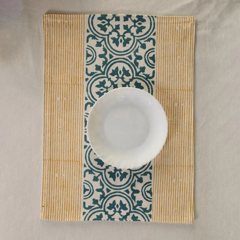 Ethnic Aura Canvas Table Mats - Set Of Two media 4