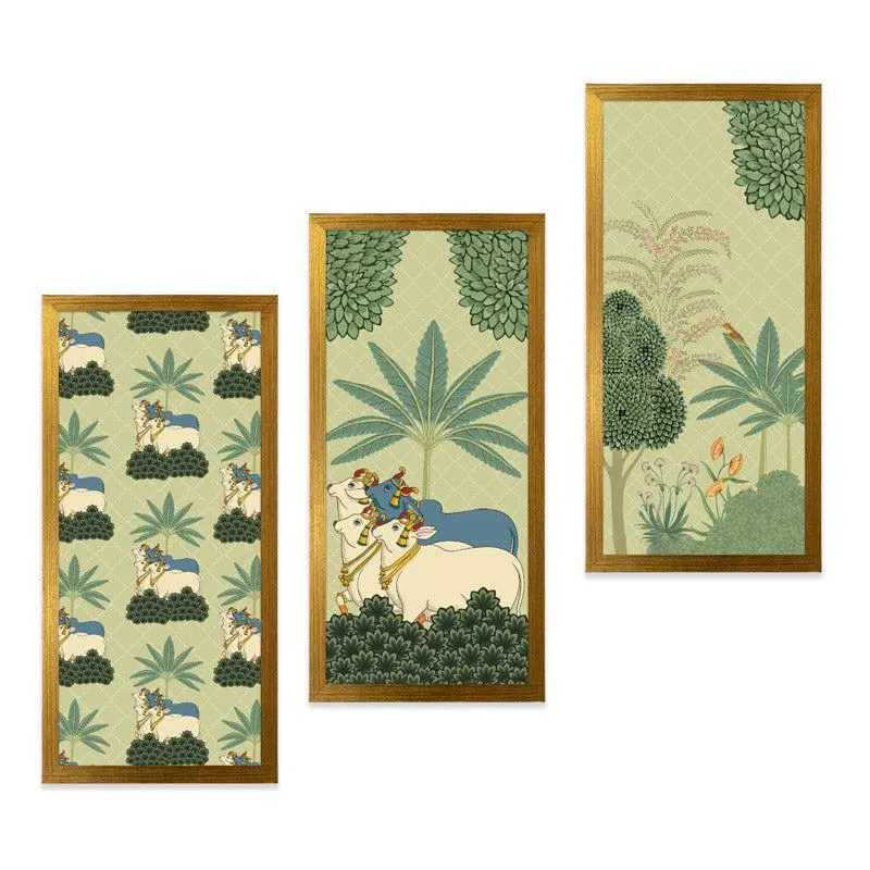 Pichwai Nandi Wall Art media 6
