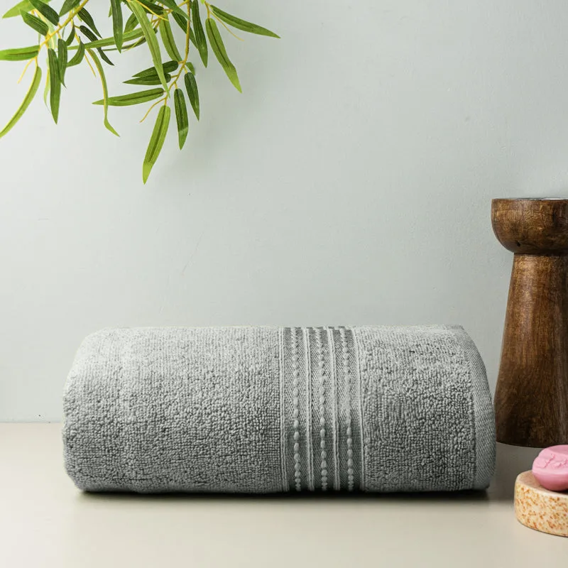 Micro Cotton LuxeDry Soothe Bath Towel - Grey media 3