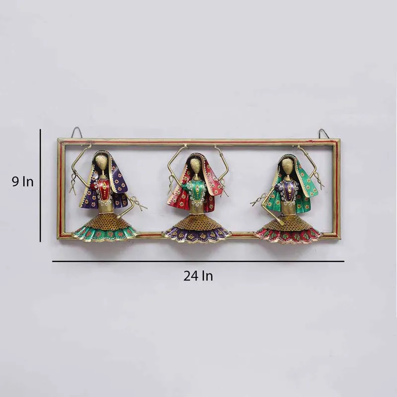 Ethnic Dancers I Iron Wall Accent media 6