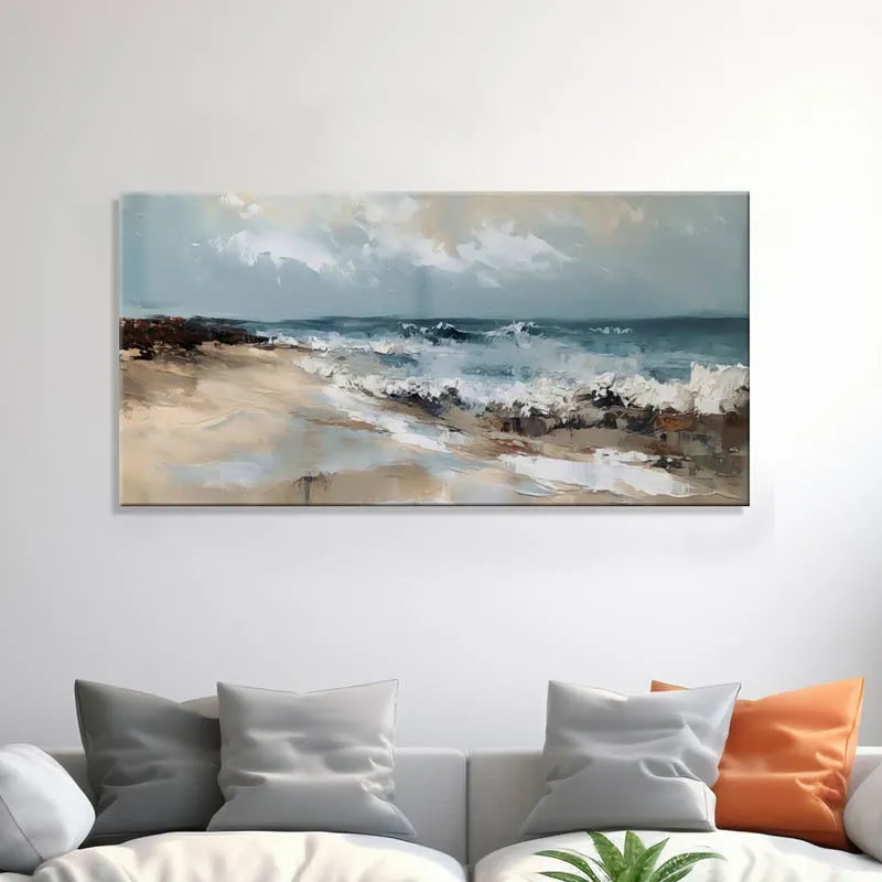 Seashore Poly Canvas Wall Painting media 1