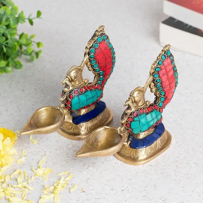 Mayoor Mukh Diya - Set Of Two media 1