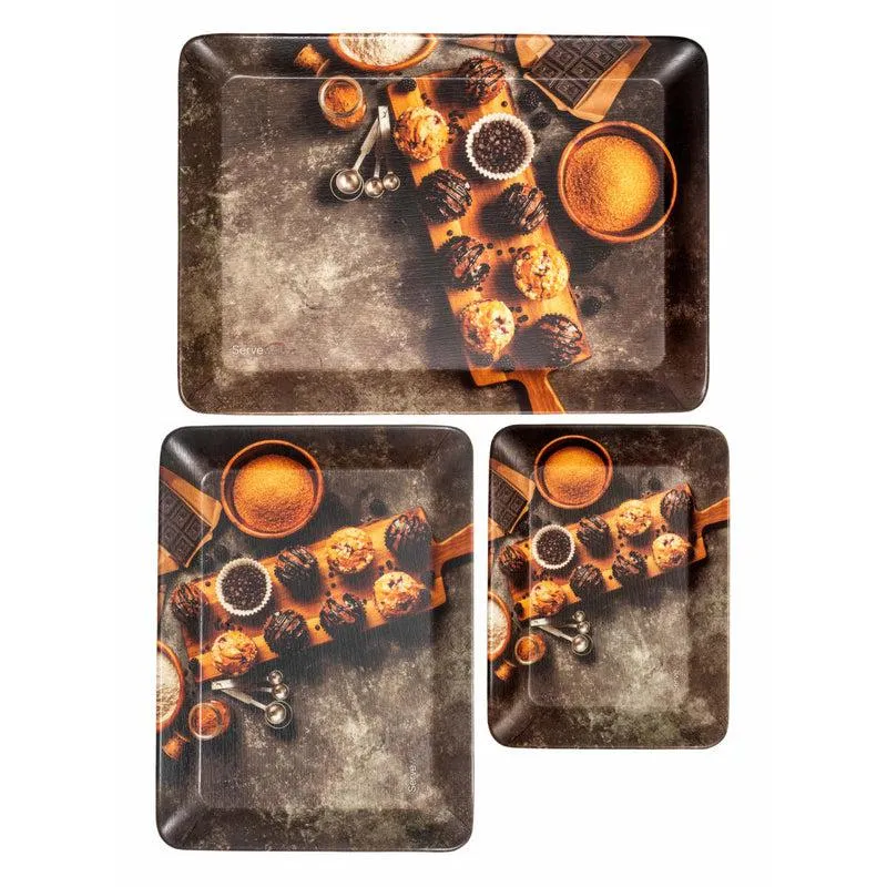 Servewell Teacake Bite Serving Tray - Set Of Three media 3