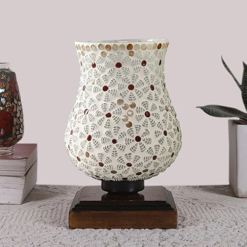 Radiavo Mosaic Glass Table Lamp - Multicolor media 4