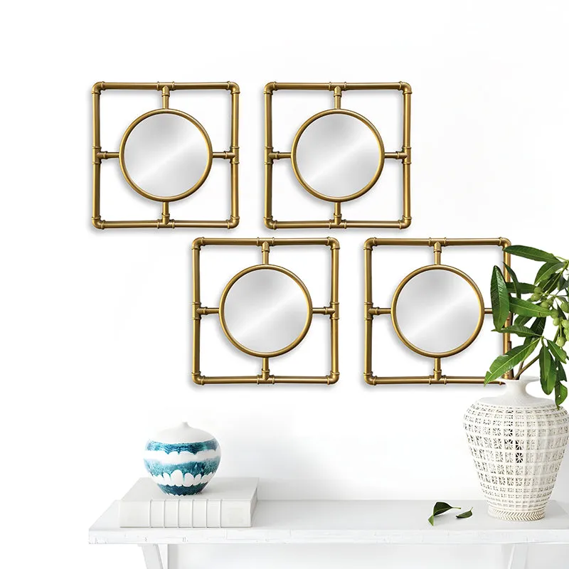 Milava Decorative Wall Mirror - Set Of Four media 3