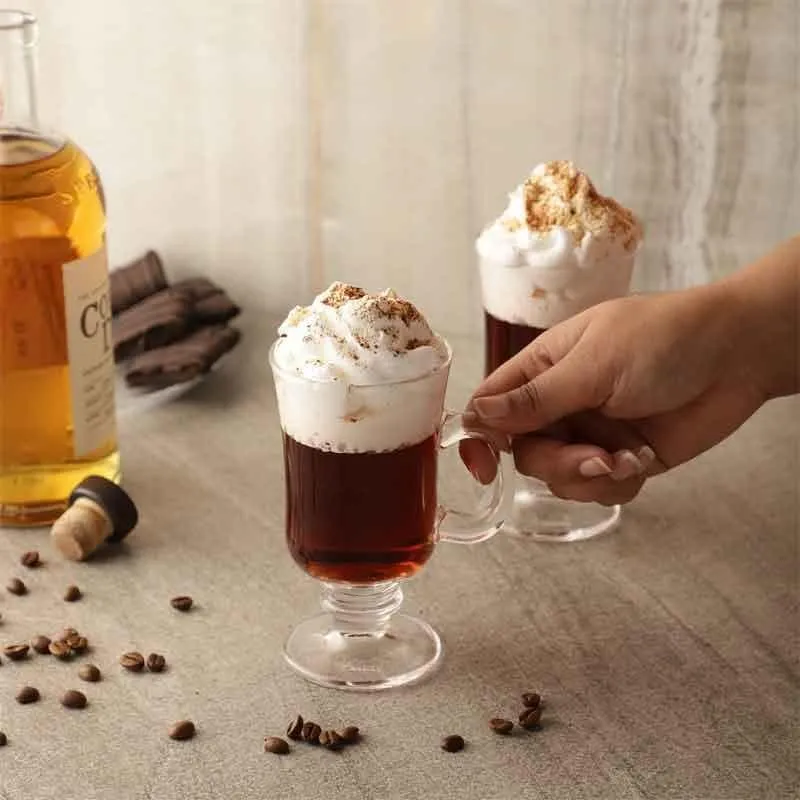 Go Glass Coffee Mug (300 mL Each) - Set of Two media 3