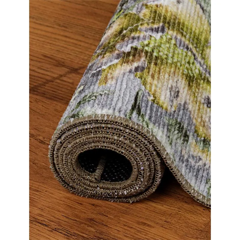 Sumaya Floral Carpet - Grey media 4