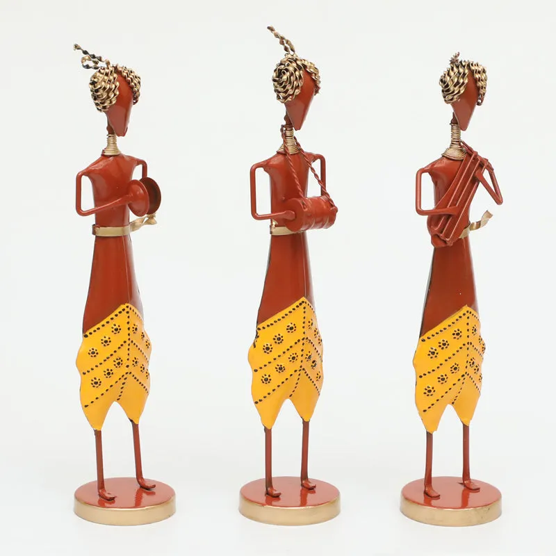 Soulful Serenade Metal Showpiece - Set Of Three media 4