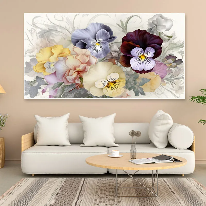 Cressia Floral Wall Painting media 1
