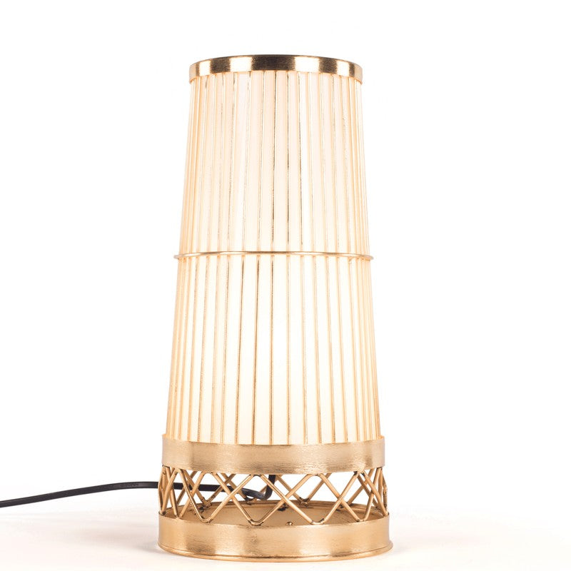 Orange Tree Katra LED Mild Steel Table Lamp Gold - Gold media 3