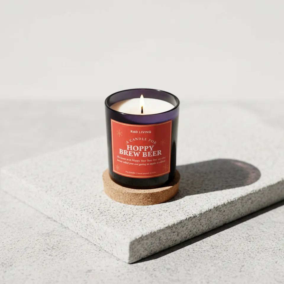 Hoppy Brew Beer - Beachwood Scented Candle media 1