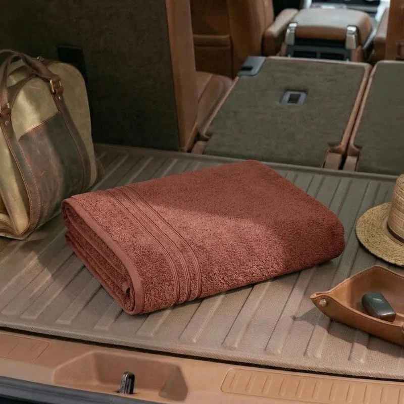 Monte Carlo Clean Wrap Pure Cotton Bath Towel - Brown media 3