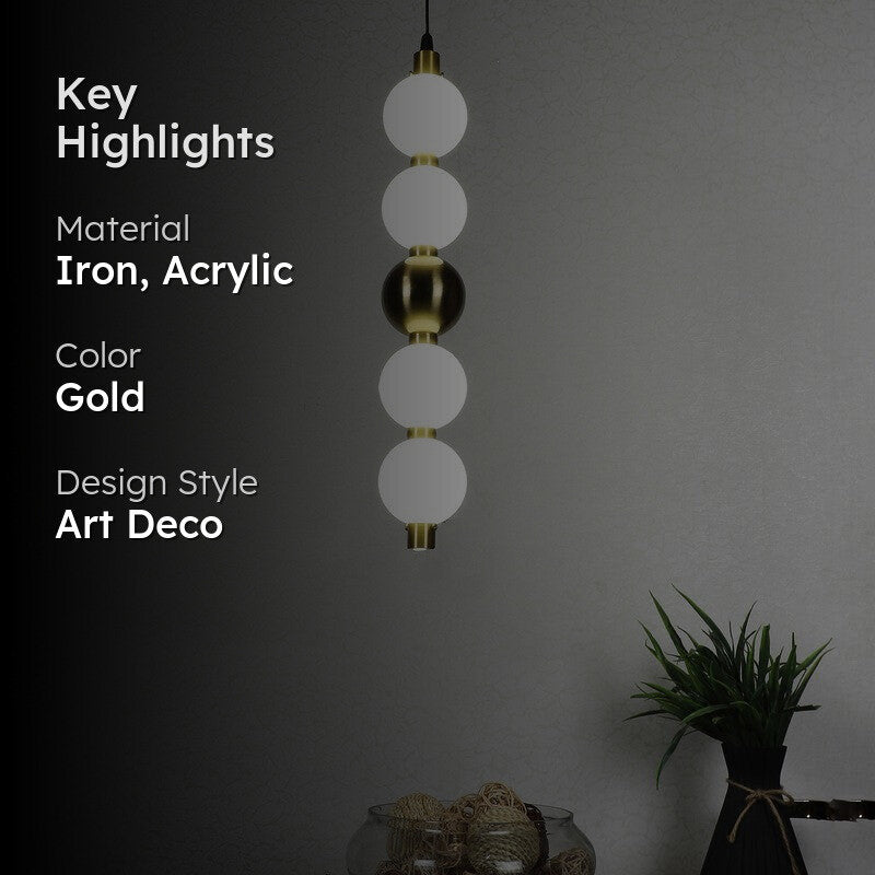 Jovienne Iron & Acrylic Wall Lamp media 2