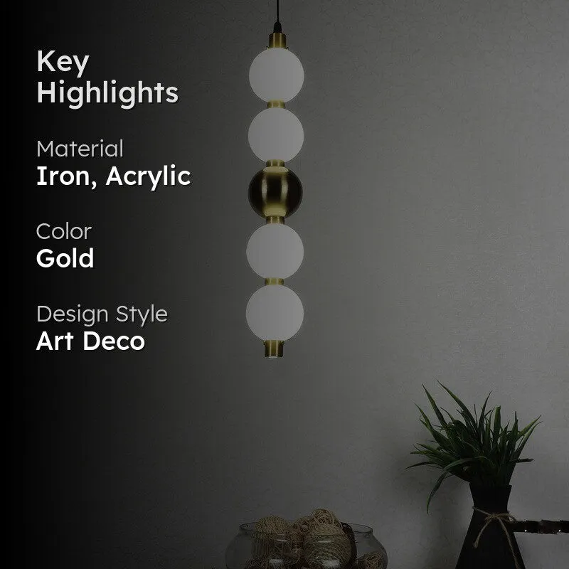 Jovienne Iron & Acrylic Wall Lamp media 2