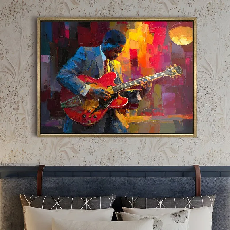 Soul Strings Canvas Wall Painting With Frame media 5