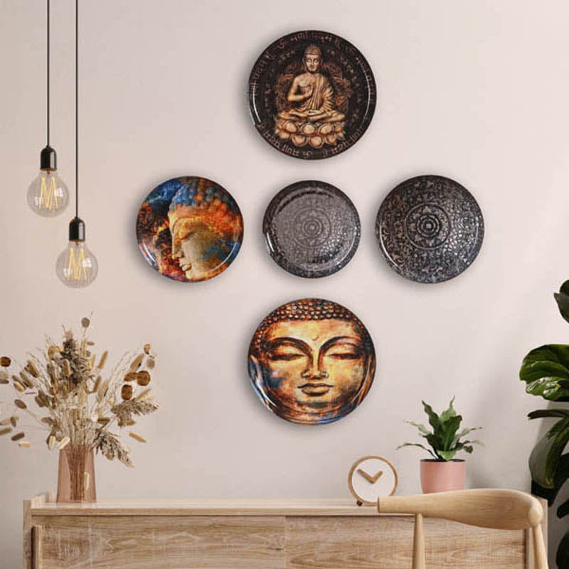 Meditation Aura Wall Plate - Set Of Five media 9