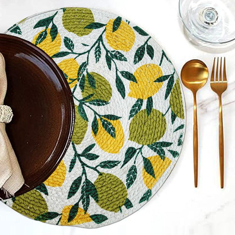 Fruity Farm Placemat - Green & Yellow media 5