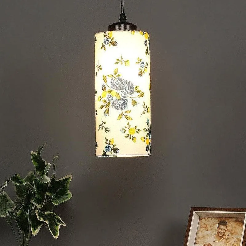 Baby Blue Cotton Ceiling Lamp media 4