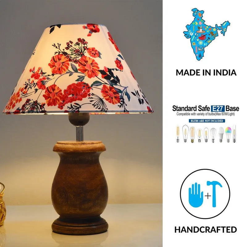 FloraRadiant Wooden Table Lamp media 5
