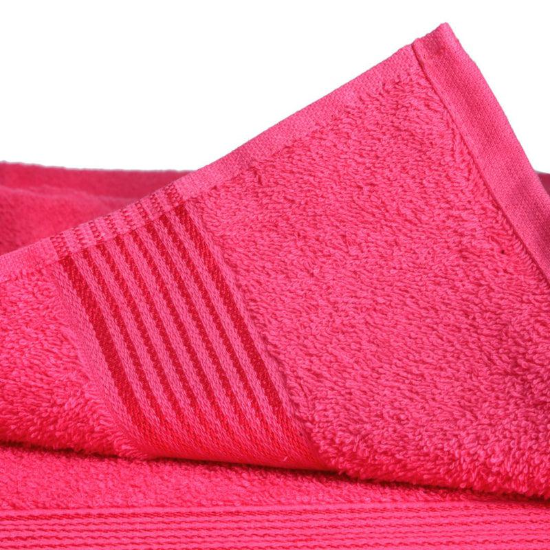 Reffy Bath Towel (Red & White) - Set Of Two media 4