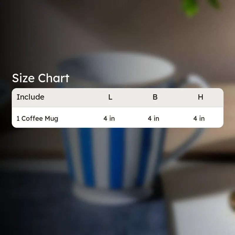 Noritake Porcelain Coffee Mug (Blue) - 300 mL media 8